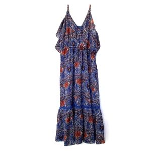Jack by BB Dakota Flowy Blue Dress